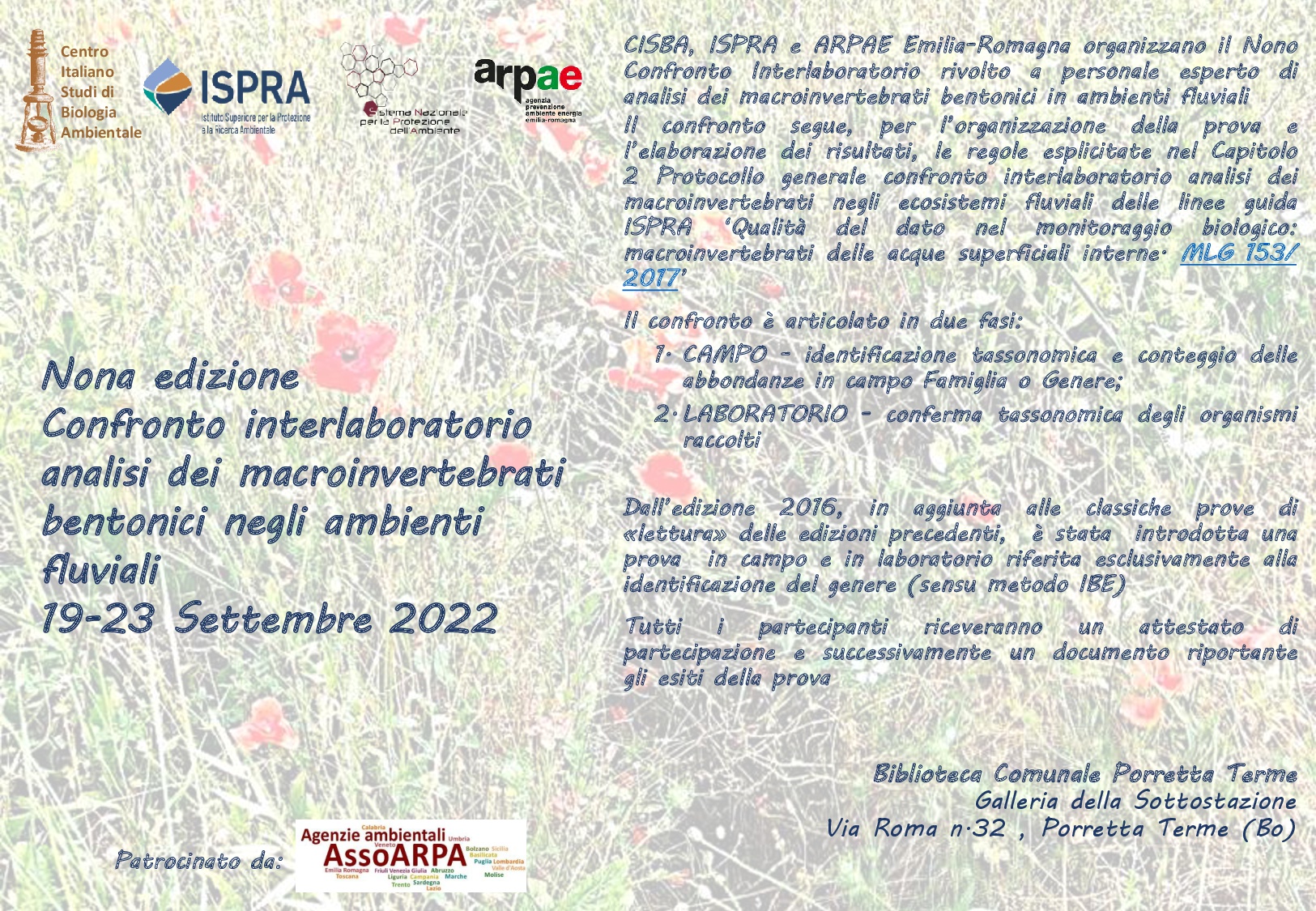 Locandina Interconfronto benthos2022 001