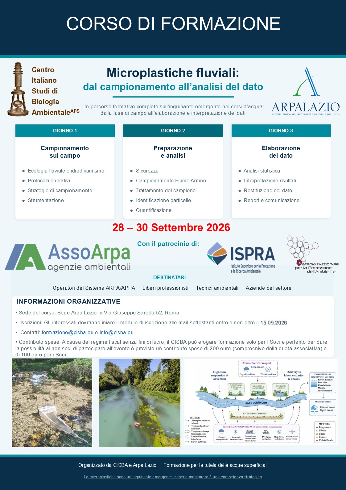 Locandina Microplastiche Fluviali